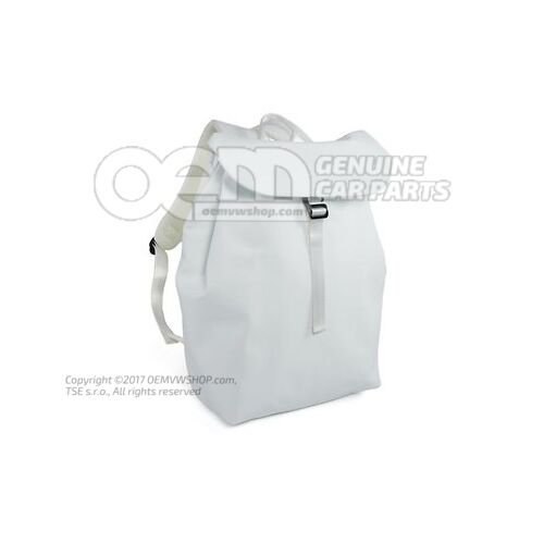 11A087329 Rucksack, White, recycled polyurethane, ID. Collection