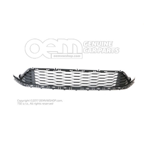 Vetracia mriežka saténovo čierna