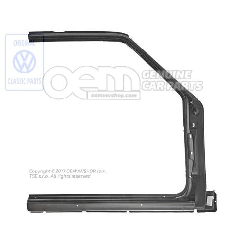 Čiastočný diel - stĺpik A s podbehom