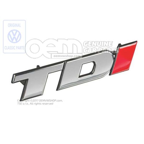 Znak TDI pre VW LT 2D
