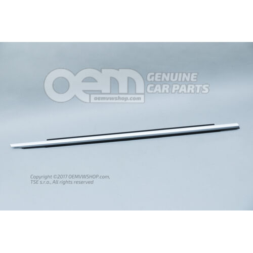 Tesnenie okennej štrbiny s ozdobnou lištou hliníková matná Audi RS3 quattro 8V