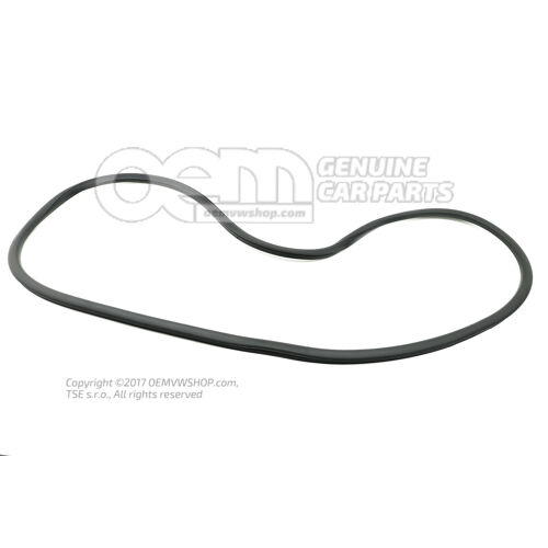 Tesnenie dverí, vnútorné saténové čierne