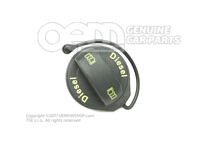 Uzatváracie veko pre palivovú nádrž