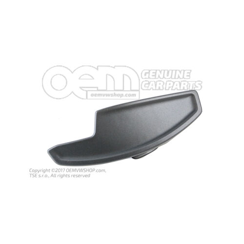 Tlačidlo pre Tiptronic tmavá eloxovaná matná 5H09515287T9