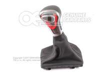 Rukoväť páky voliča duša (čierna) / titán (3)