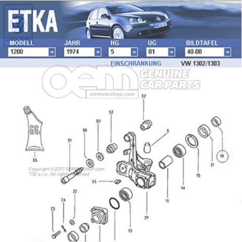 Dištančný krúžok 113501305