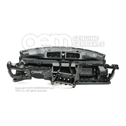 Palubná doska titánová čierna