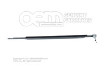 Tesnenie okennej štrbiny s ozdobnou lištou čierno-lesklé (1)