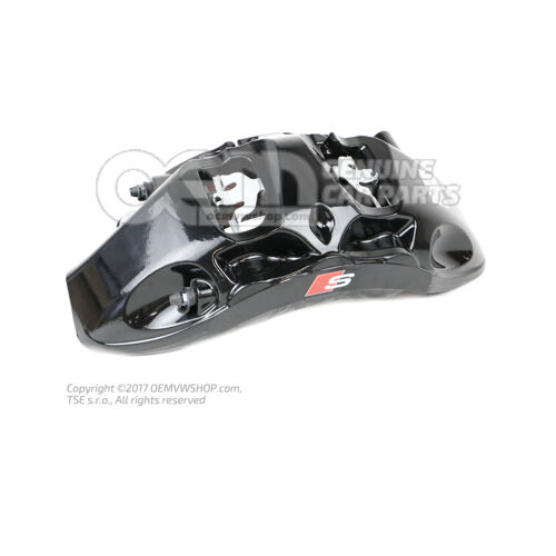 4N0615107AH Audi A6, A7, A8, Q7 a Q8 čierny strmeň bez brzdových doštičiek veľkosť 400x38mm predný ľavý