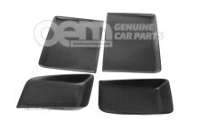 1 sada vložiek saténová čierna