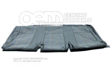 Poťah operadla (látka / koženka) poťah operadla (látka) šedý