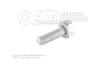 Skrutka so šesťhrannou hlavou (kombi) M6X20