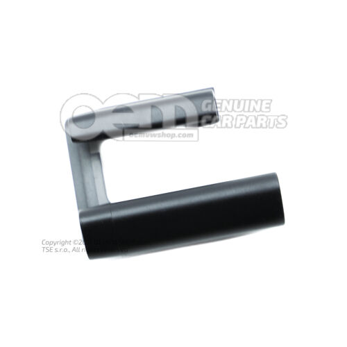 Kryt na vodiacu lištu saténový čierny