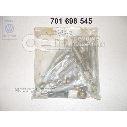 1 súprava upevň. dielov pre brzdové čeľuste