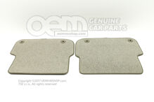 1 sada podložiek na nohy svetlošedá / kardamón béžová