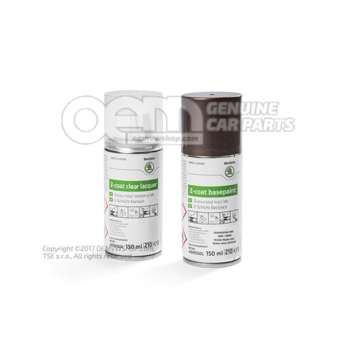 Aerosólový sprej v hnedej metalíze