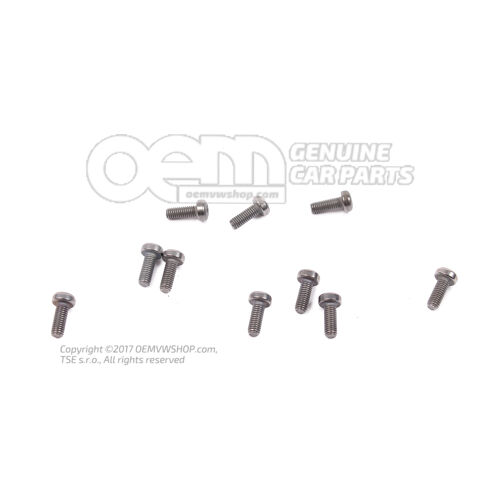 Skrutka s šesťhrannou hlavou s oválnym šesťhranom a šesťhrannou hlavou s plochou hlavou M3X8