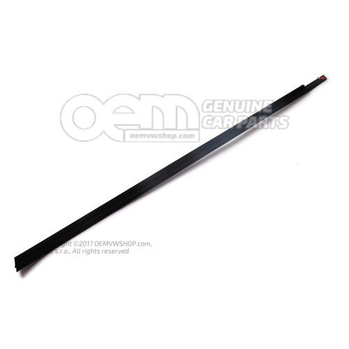 Tesnenie clony okna saténové čierne