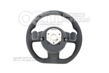 Multifunkčný športový volant (koža) multifunkčný volant (kožený vyhrievaný) volant SOUL (čierna) (1)