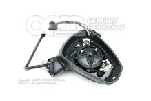 Uchytenie vonkajš. zrkadla s elektrickou nastavovacou jedn. saténovo čierna (2)