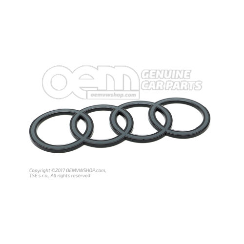 Emblém AUDI Antracitovo sivá 85E853742A 716