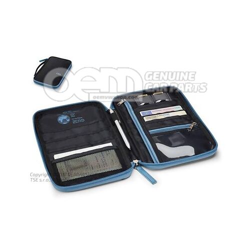 11G087404 Travel document case, black, RFID protection, ID. collection