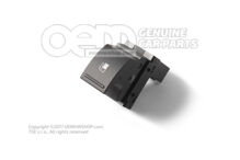 Tlačidlo na ovládanie klapky nádrže čierne