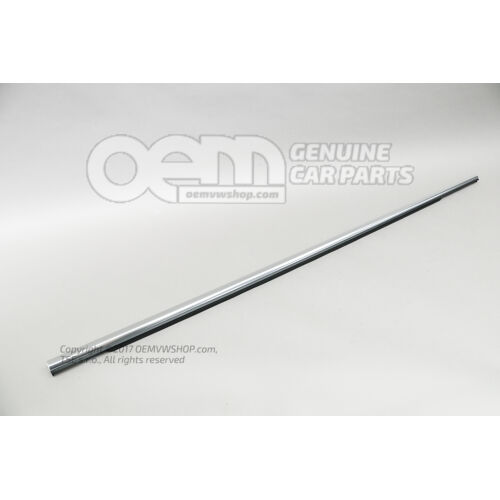 Tesnenie štrbiny okna s ozdobnou lištou hliníková Audi Q7 4M