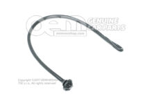 Držiak remienok saténovo čierny