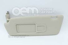 Slnečná clona so zrkadlom a krytom pašmína béžová