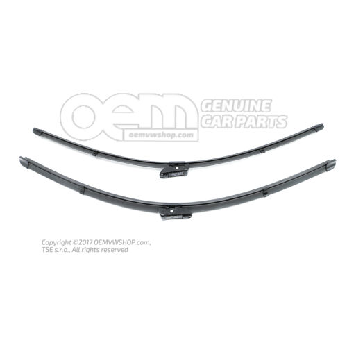 1 sada aerodynamických stieracích líšt (strana vodiča a spolujazdca) - pravostranné riadenie 7L2998002