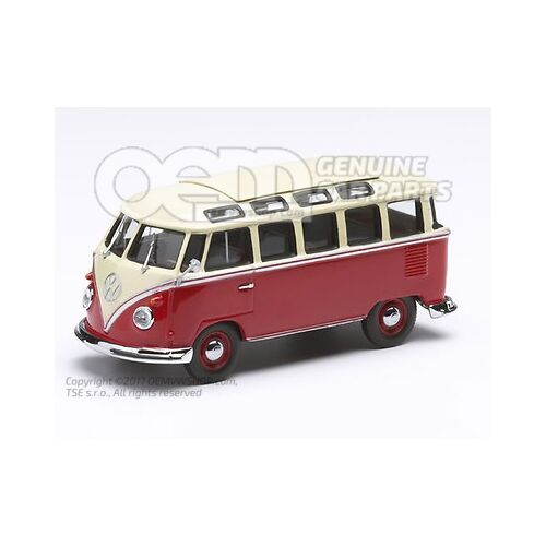 231099300E Y3D Model car, 1:43, T1c "Samba Bus", Red/Cream