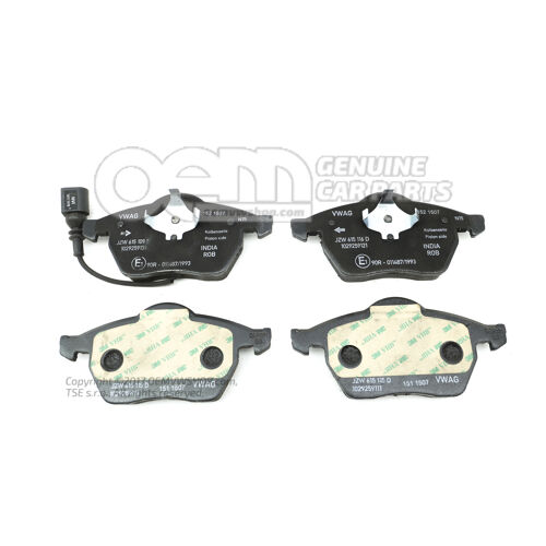 1 súprava brzd. obložení s indikáciou opotreb. pre kotúč. brzdy                   'ECO'