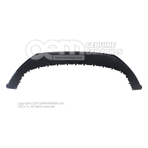 Spojler saténový čierny