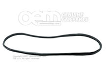 Tesnenie dverí, vnútorné saténové čierne