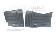 8B1061501 1 set of all-weather foot mats LHD front