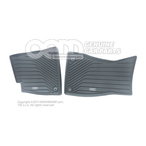 8B1061501 1 set of all-weather foot mats LHD front
