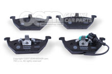 1 súprava brzd. obložení s indikáciou opotreb. pre kotúč. brzdu 1K0698151N