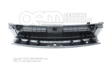 5FE863459D 4PK Cover for lock carrier with securing parts Soul (black) (2)