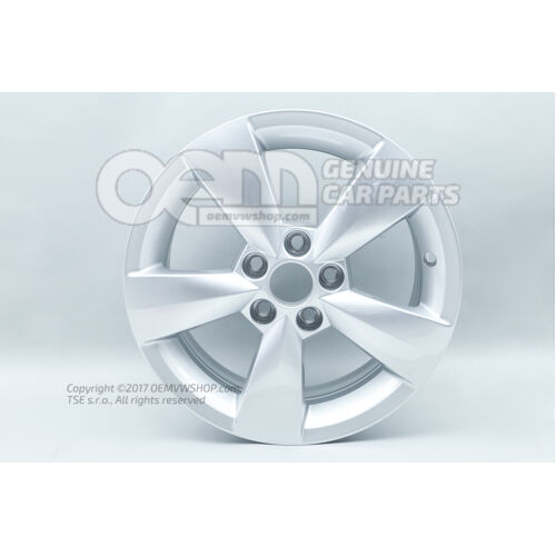 Hliníkový ráfik diamantové striebro