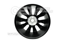 Hliníkový ráfik hliníkový lesk / čierna (1)