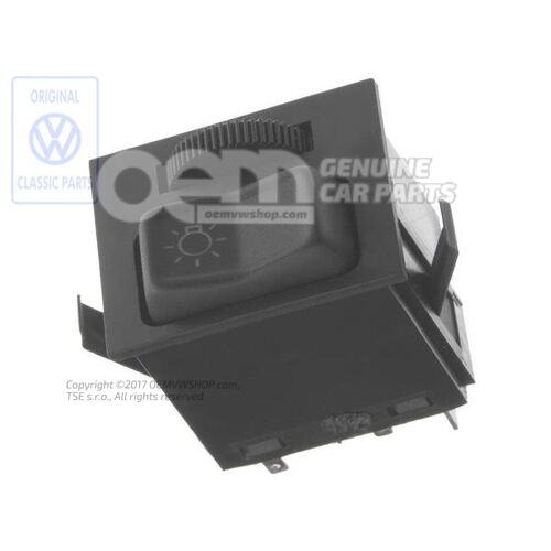 Spínač pre svetlo s regulát. pre osvetlenie pal. prístrojov