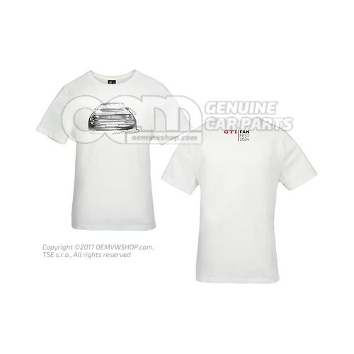 3A9084200D 084 T-shirt, XL, unisex, White, GTI Collection