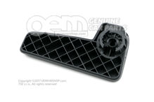 Úchytka pre kábel zámku veka saténová čierna (1)