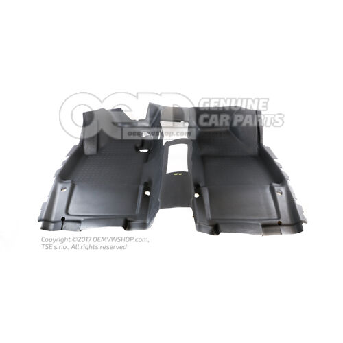 Podlahový kryt (gumový) čierny