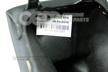 Hlavica radiacej páky (koža) saténová čierna / vysoký chróm Škoda Superb 3V (2)