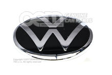 VW emblém čierna/chrómová lesklá 3CM853630DPJ
