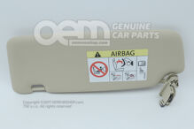 Slnečná clona so zrkadlom a krytom pašmína béžová (2)