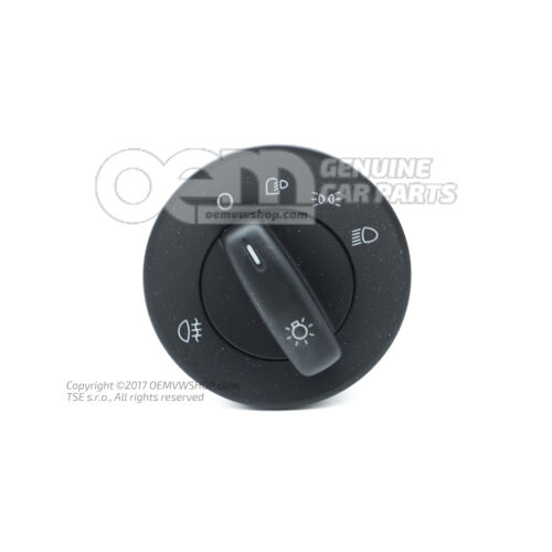 Kombinovaný spínač pre automatické diaľkové svetlá, obrysové a diaľkové svetlá, zadné hmlové svetlo, kombinovaná Škoda Octavia 1Z