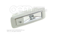 LED svetlo na čítanie perlovo sivá 5F9947292Y20